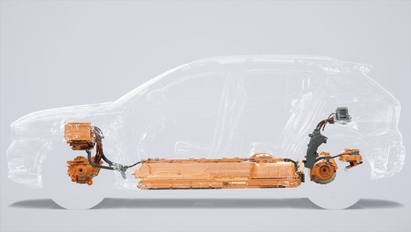 Le Volvo XC40 électrique bénéficie d'une structure frontale revue de fond en comble