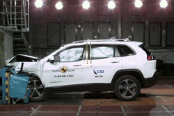 La Jeep Cherokee obtient quatre étoiles sur cinq possibles aux crash-tests Euro NCAP