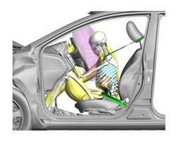 Le logiciel de mannequins Toyota analyse les conséquences des accidents