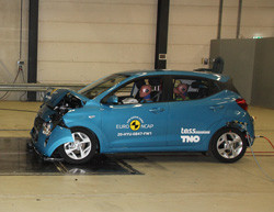 La Hyundai i10 obtient trois étoiles sur cinq possibles aux crash-tests Euro NCAP