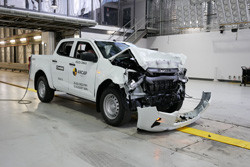 Le pick-up Isuzu D-Max obtient cinq étoiles aux crash-tests Euro NCAP
