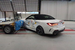 La BMW Série 4 Cabriolet créditée de cinq étoiles aux crash-tests Euro NCAP
