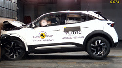 L'Opel Mokka obtient quatre étoiles sur cinq possibles aux crash-tests Euro NCAP