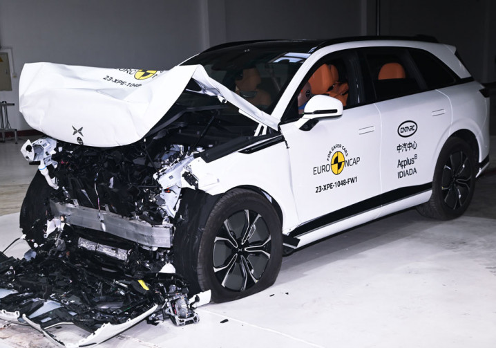 Le grand SUV électrique XPeng G9 obtient cinq étoiles aux crash-tests Euro NCAP 2023