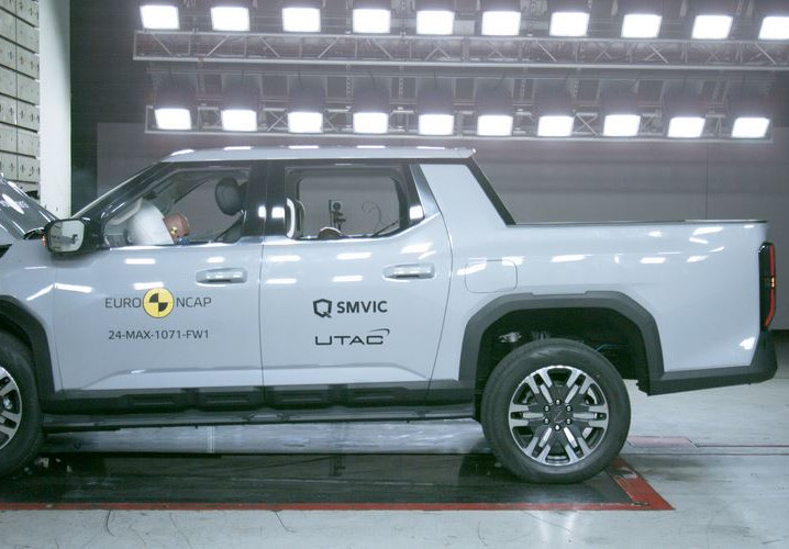 Le pick-up électrique Maxus eTerron 9 obtient cinq étoiles aux crash-tests Euro NCAP 2024