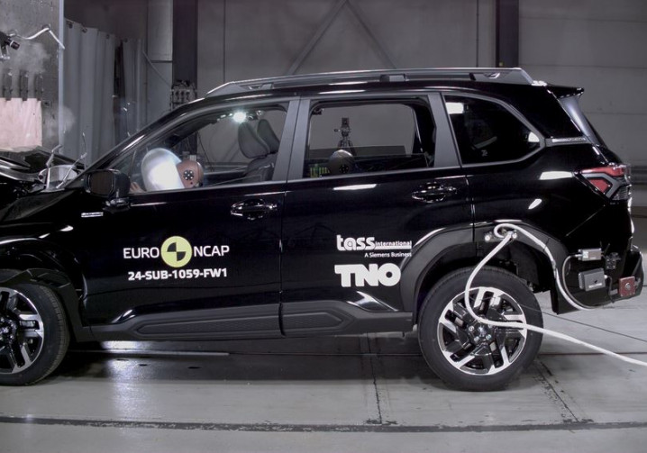 Le SUV de taille intermédiaire Subaru Forester obtient cinq étoiles aux crash-tests Euro NCAP 2024