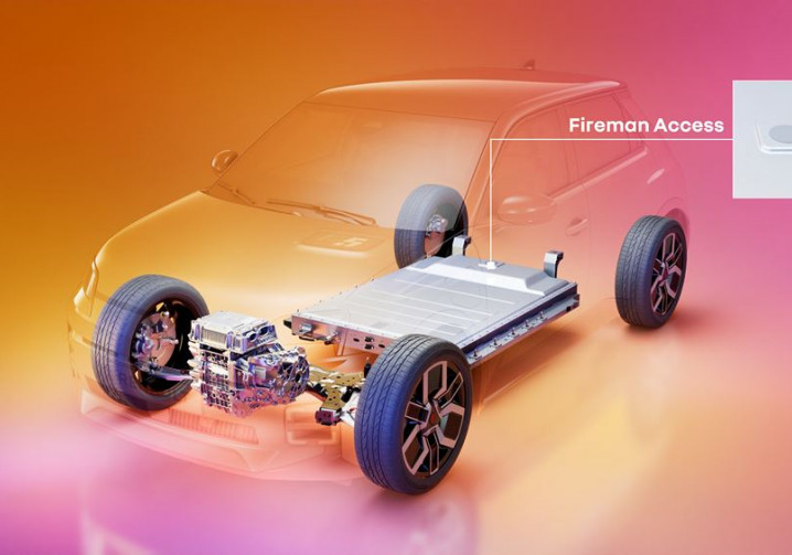 Le dispositif Fireman Access permet l'extinction d'un feu de batterie de véhicules électriques