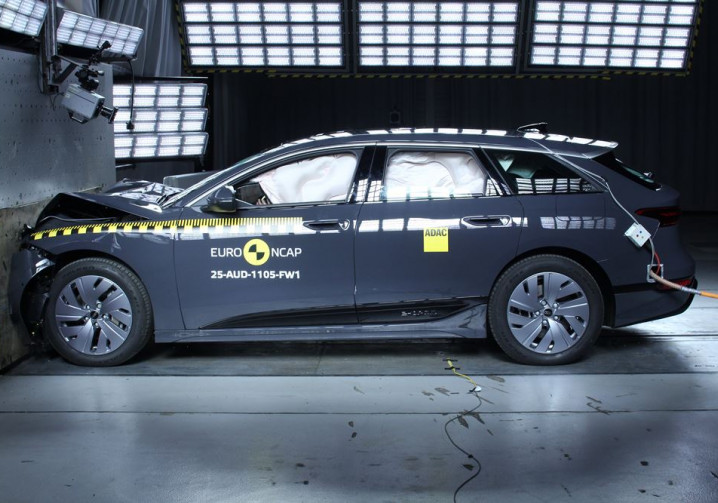 L'Audi A6 e-tron électrique obtient cinq étoiles aux crash-tests Euro NCAP 2025