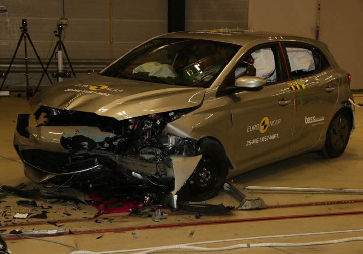 La citadine MG 3 obtient quatre étoiles sur cinq possibles aux crash-tests Euro NCAP 2025