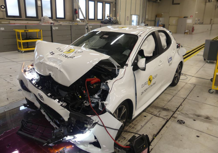 La Toyota Yaris obtient quatre étoiles sur cinq possibles aux crash-tests Euro NCAP 2025