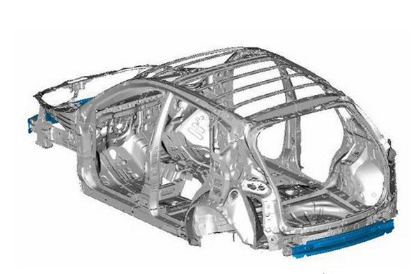 Le Mazda CX-5 utilise de l’acier à ultra-haute résistance de 1 800 MPa