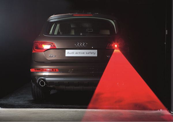 Audi développe des feux arrière de brouillard à laser