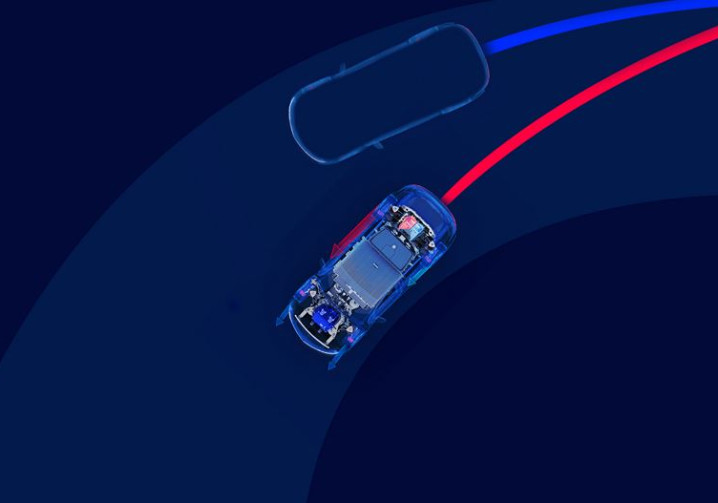 L'Active Torque Vectoring de l'Alpine A390 permet la gestion individuelle de chaque moteur électrique arrière