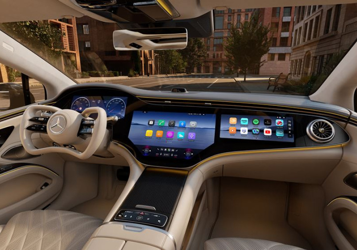 La technologie de direction steer-by-wire permet un volant plus plat