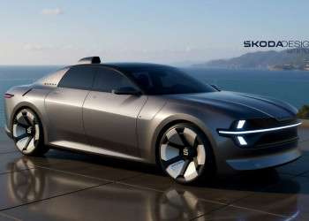 Une interprétation moderne de la berline Skoda 100 sous les traits du design Modern Solid