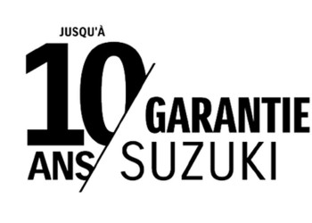 Suzuki propose une garantie pouvant atteindre 10 ans ou 200 000 km