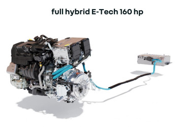 Le moteur hybride Renault 160 permet de circuler en électrique jusqu'à 80 % du temps en ville