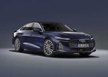 La berline première classe Audi A6 en approche