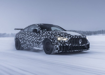 La future Mercedes-AMG démarre ses essais par temps froid en Suède
