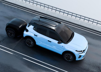 Une batterie externe amovible remorquée pour rendre polyvalentes les voitures électriques grand public abordables