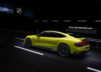 Le coupé 4 portes Mercedes-AMG GT délivre jusqu'à 1 169 ch de puissance maximale