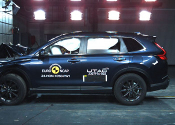 Le SUV de taille intermédiaire Honda CR-V obtient quatre étoiles sur cinq possibles aux crash-tests Euro NCAP 2024
