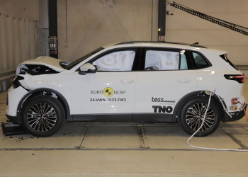 Le SUV compact Volkswagen Tiguan obtient cinq étoiles aux crash-tests Euro NCAP 2024