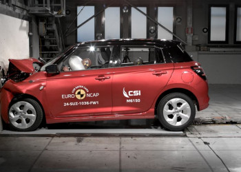 La citadine Suzuki Swift obtient trois étoiles sur cinq possibles aux crash-tests Euro NCAP 2024