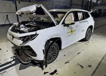 Le SUV de taille intermédiaire Volkswagen Tayron obtient cinq étoiles aux crash-tests Euro NCAP 2025