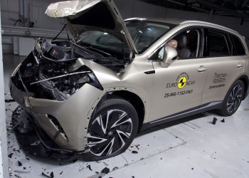 Le SUV électrique de taille intermédiaire MGS6 EV obtient cinq étoiles aux crash-tests Euro NCAP 2025