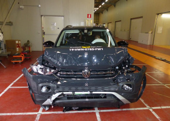 Le SUV urbain Volkswagen T-Cross obtient trois étoiles sur cinq possibles aux crash-tests Euro NCAP 2025
